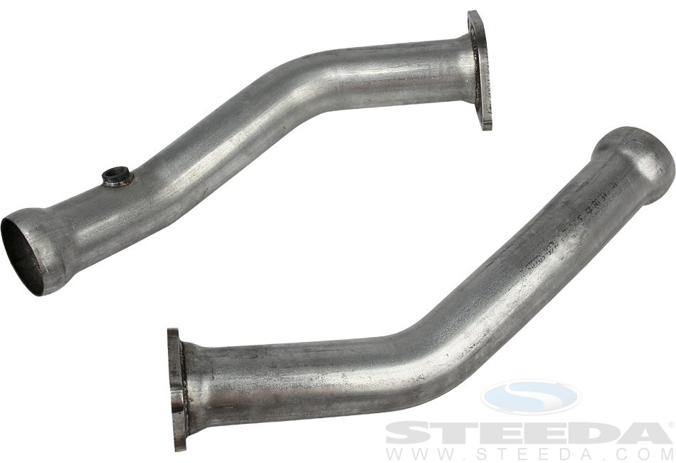 Steeda Mustang Off-Road Cat Delete Pipes - 11-14 GT/Boss